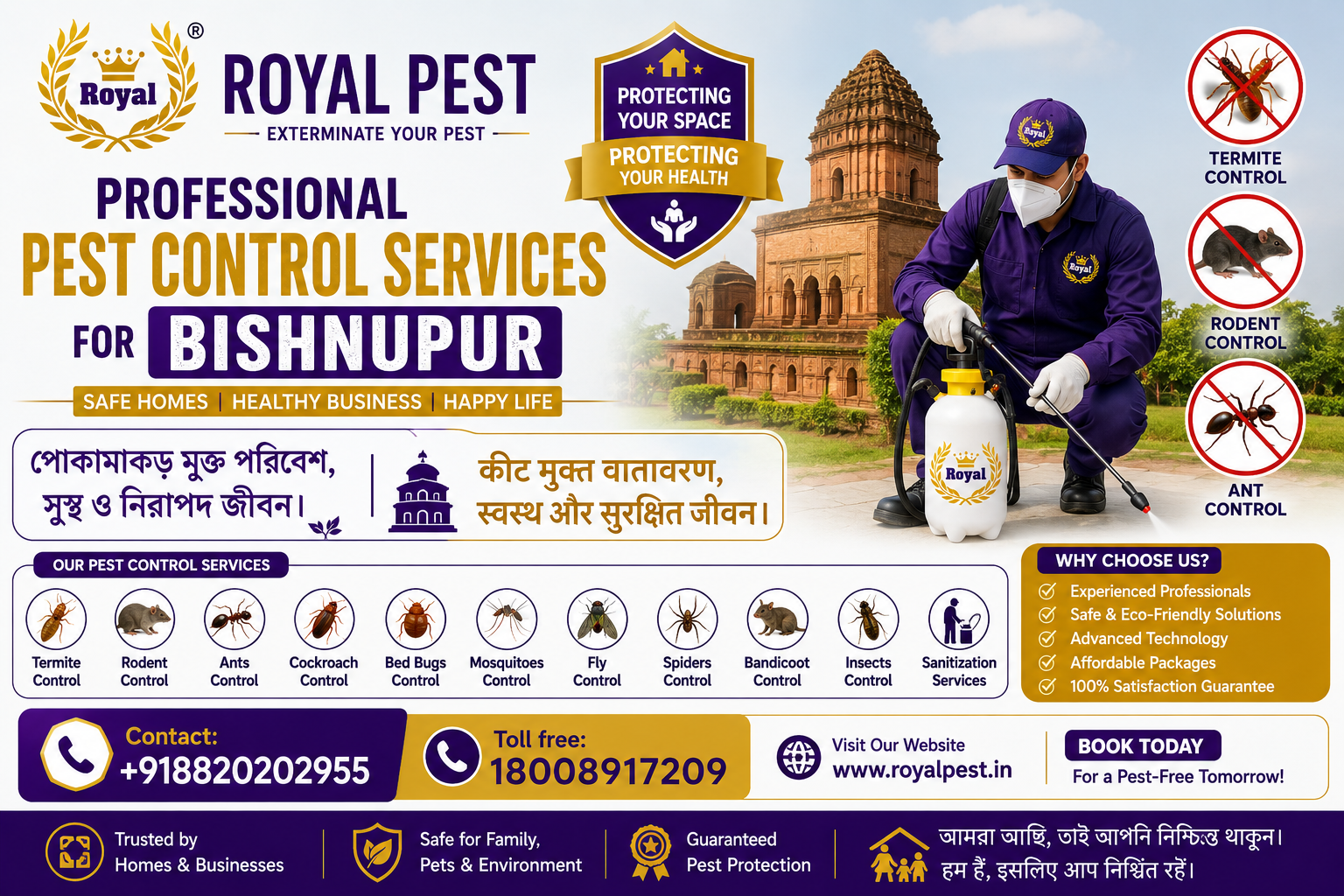 commercial pest control Bishnupur